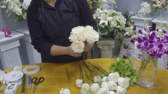ساخت دستی گل عروس