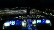 لحظات تماشایی فرود ایرباس A380 در فرودگاه دبی