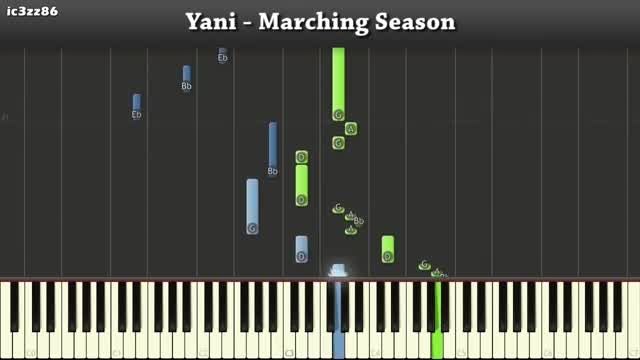 یانی - آموزش نوازندگی  Marching Season