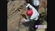 مدفون شدن کارگر نیشابوری در کانال فیبرنوری