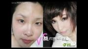 دختر ها قبل و بعد از - دختر های آسیایی قبل و بعد از آرایش