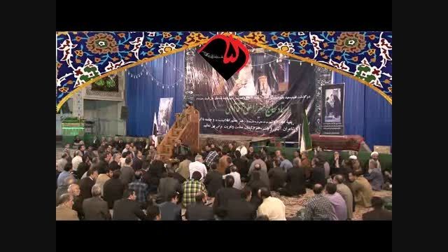سخنان حجت الاسلام خادمیان در مراسم ختم حاج علی آهی