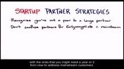 چگونه استارتاپ بسازیم ۱۰-۱۸- خلاصه استراتژی های شریک استارتاپ