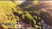 فیلم هوایی از قلعه بابک و جنگل ارسباران آذربایجانشرقی
