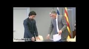 امضای قرارداد همکاری بین باشگاه اسپانیول و فرهاد مجیدی