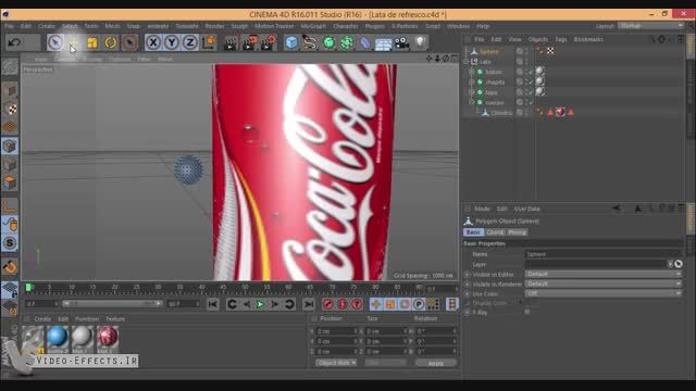 Making Water Drops In Cinema 4d