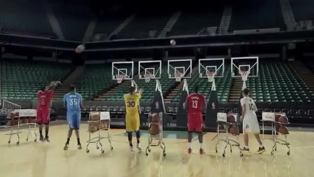 آهنگ با توپ و سبد بسکتبال -توسط بازیکنان NBA