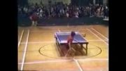 اتفاق بسیار جالب در بازی پینگ پنگ
