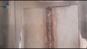پاک کردن خط جوش در حمام التراسونیک کلینر صنعتی