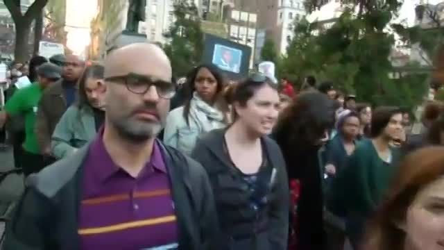 تظاهرات در نیویورک به حمایت از مردم بالتیمور