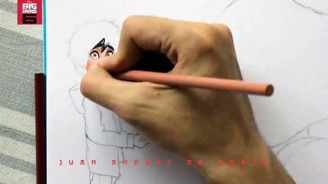 نقاشی سرعتی بیگ هیرو 6 (بایمکس و هیرو)