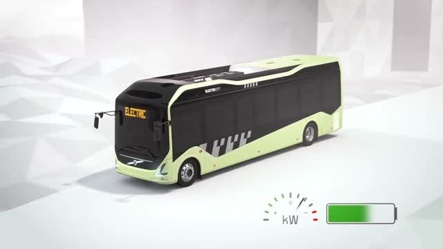 نحوه عملکرد اتوبوس الکتریکی Volvo