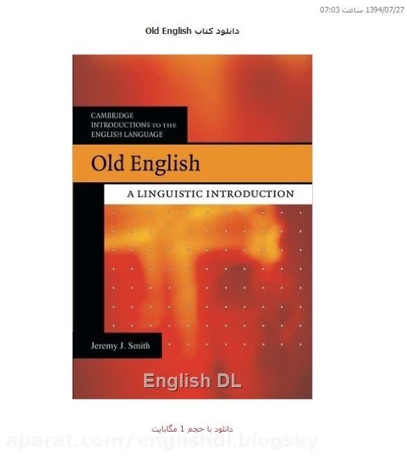 دانلود کتاب Old English