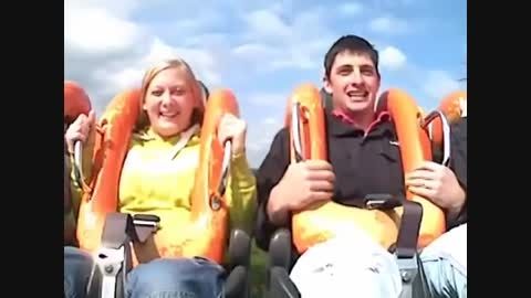 Girls seat belt fails on oblivion rollercoaster at Alto