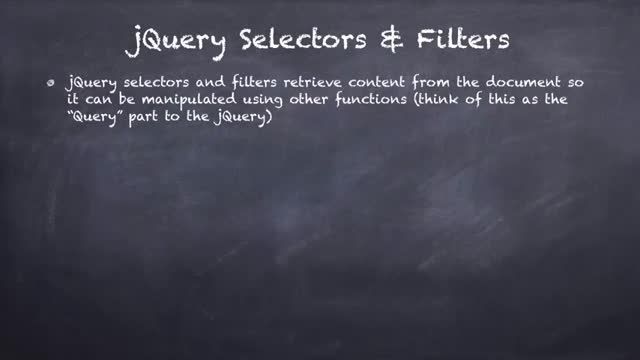 ۵- سلکتور و فیلتر در جی کوئری jQuery