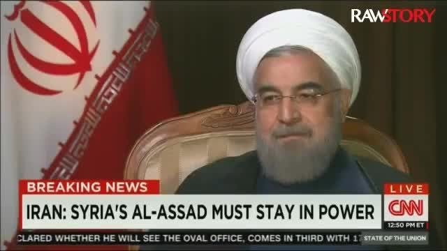 دکتر روحانی : اسد باید در قدرت بماند