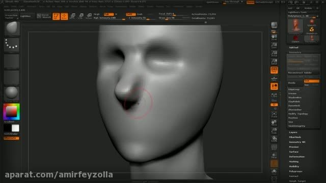 Speed Sculpting a Head in zBrush Tutorial