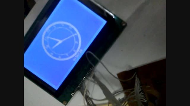 ساعت آنالوگRTC با LCDگرافیکی