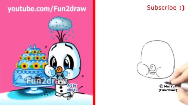 How to draw Olaf?Fun2draw