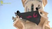 برافراشتن پرچم یاحسین در مسجدی در القصیر