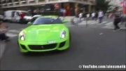 شتابگیری فراری 599 GTO در خیابان های لندن