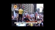 تظاهرات بزرگ ضد صهیونیستی مردم نیویورک