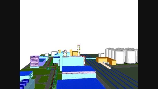 3D schematic Bioethanol Plant