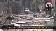 غافلگیری تروریست ها توسط تانک ارتش سوریه