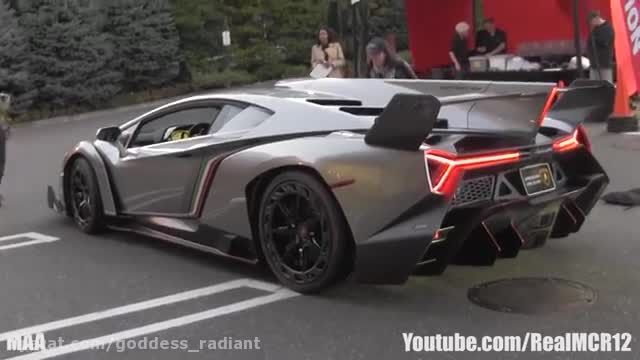 INSANE Lamborghini Veneno Driving - SOUND