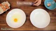 روش راحت تر زرده تخم مرغ را  از سفیده جدا کردن
