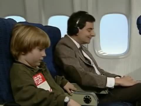 مستربین در هواپیما