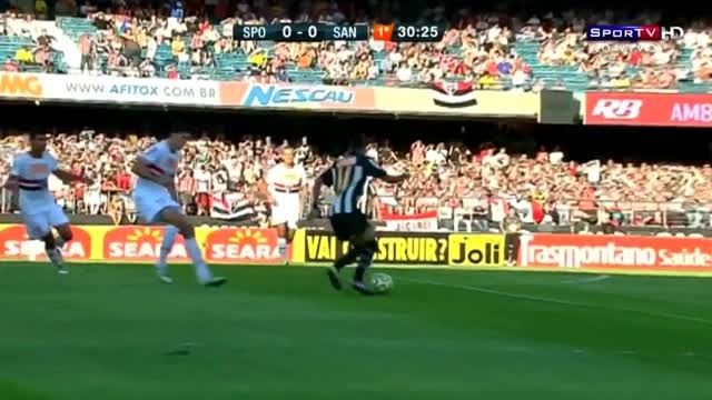 هایلایت کامل بازی نیمار مقابل سائو پائولو (2011)