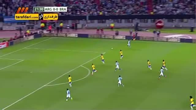 خلاصه بازی آرژانتین 1-1 برزیل