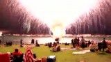 آتش بازی زیبا در پارک سن خوزه