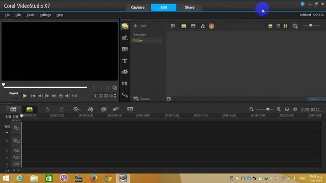 آموزش کار کردن با Corel vedio studio pro x7