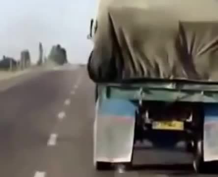 کلیپ چپ کردن وحشتناک کامیون در ایران!!