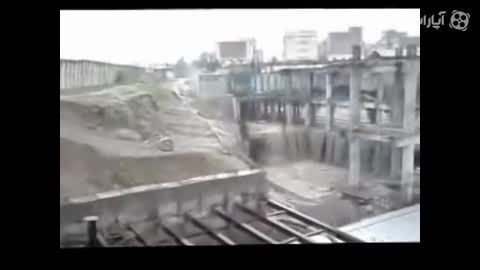 ورود سیل آب به خط 4 متروی تهران