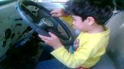 راننده سه ساله جیپ