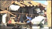 Moore residents return to tornado-ravaged area