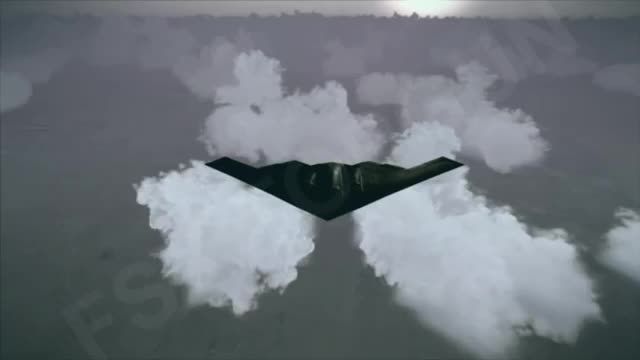 سوختگیری هوایی بمب افکن افسانه ای B-2 شبیه ساز الماس