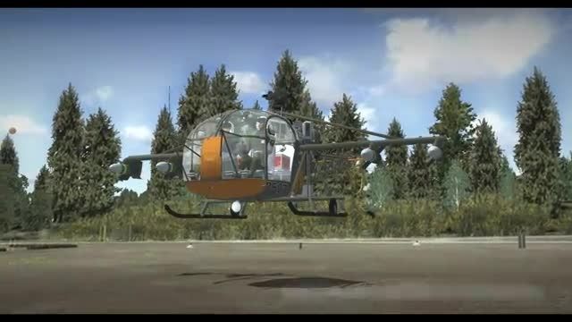 هلیکوپتر Alouette II در شبیه ساز پرواز Fsharaji.ir