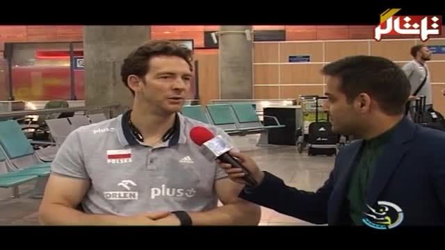 شوکه شدن بازیکنان لهستانی از والیبال ایران(نماشا)