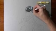 نقاشی آیرون من - مرد آهنی - سه بعدی