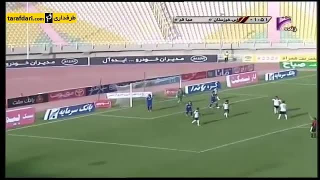 خلاصه بازی استقلال خوزستان 2 - 0 صبای قم