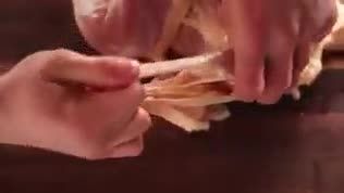 قطعه بندی آسان مرغ در منزل