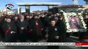 مراسم خاکسپاری یک اسقف مسیحی سوریه ای(روحش شاد)