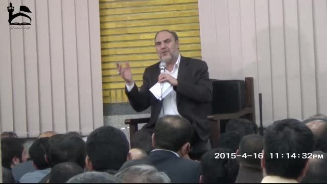 استاد حاج غلامرضا زنجانی سومین جلسه مجمع شور و شعور