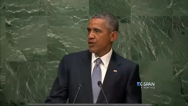 سخنرانی اوباما در سازمان ملل (انگلیسی)