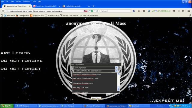 اسکریپ ثبت سایت های هک شده  در زونه zone-h