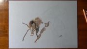 نقاشی جالب زنبور..با فیلم برداری سریع